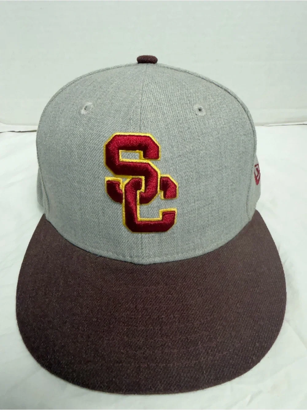 New Era USC Trojans Logo Snapback Hat size 7